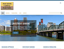 Tablet Screenshot of macadamcapital.com